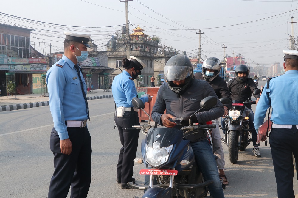 काठमाडौं उपत्यकामा २५ सय ४९ जना सवारी चालकमाथि कारवाही