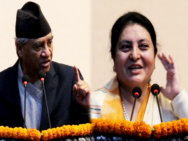 राष्ट्रपतिलाई भेट्न साँझपख किन पुगे प्रधानमन्त्री शीतलनिवास ?