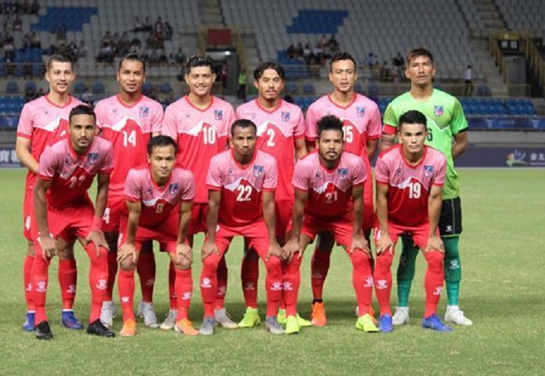 पाकिस्तानसँग मैत्रीपूर्ण फुटबल खेल्दै नेपाल