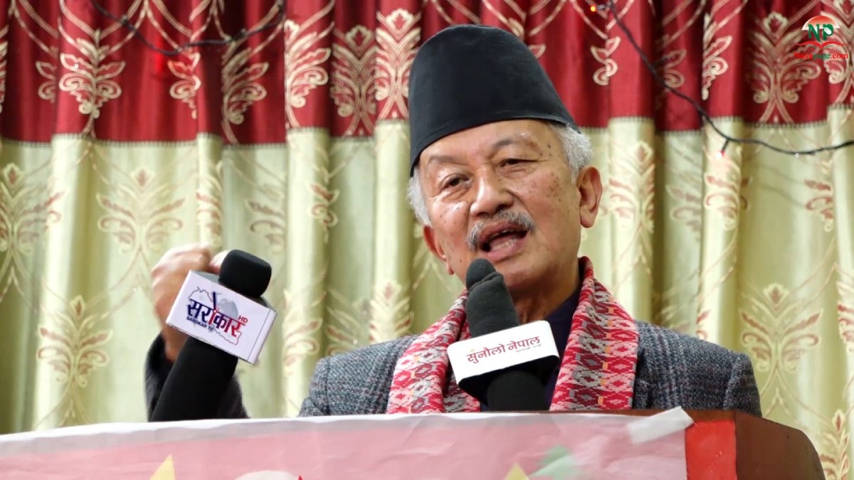 विचार नमिल्ने दलसँग गठबन्धन गरिंदैन : नेम्बाङ