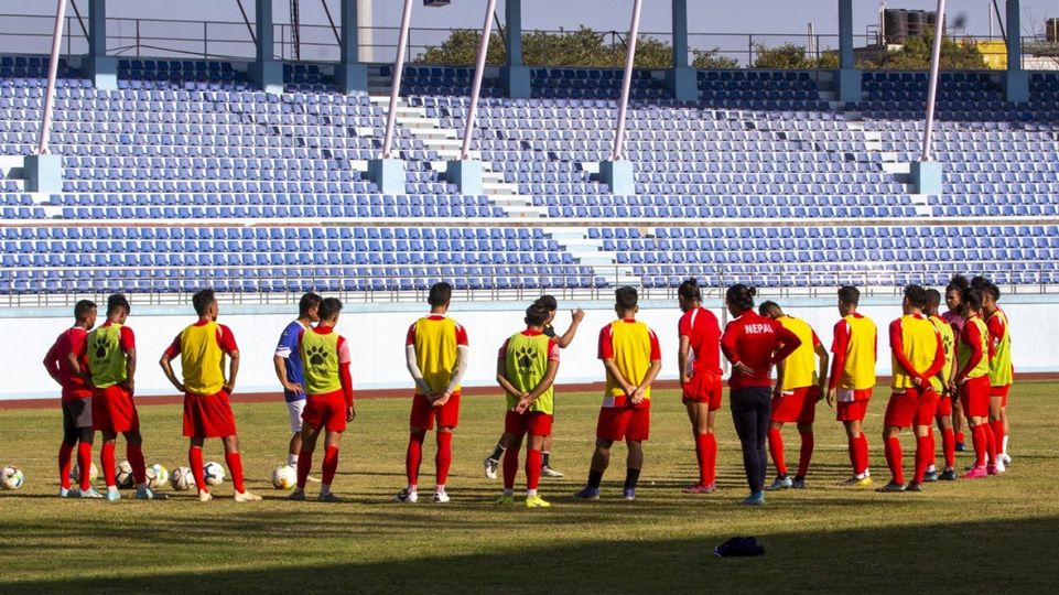 एएफसी एसियन कप छनोट : नेपाली राष्ट्रिय फुटबल टोलीको प्रशिक्षण शुरु