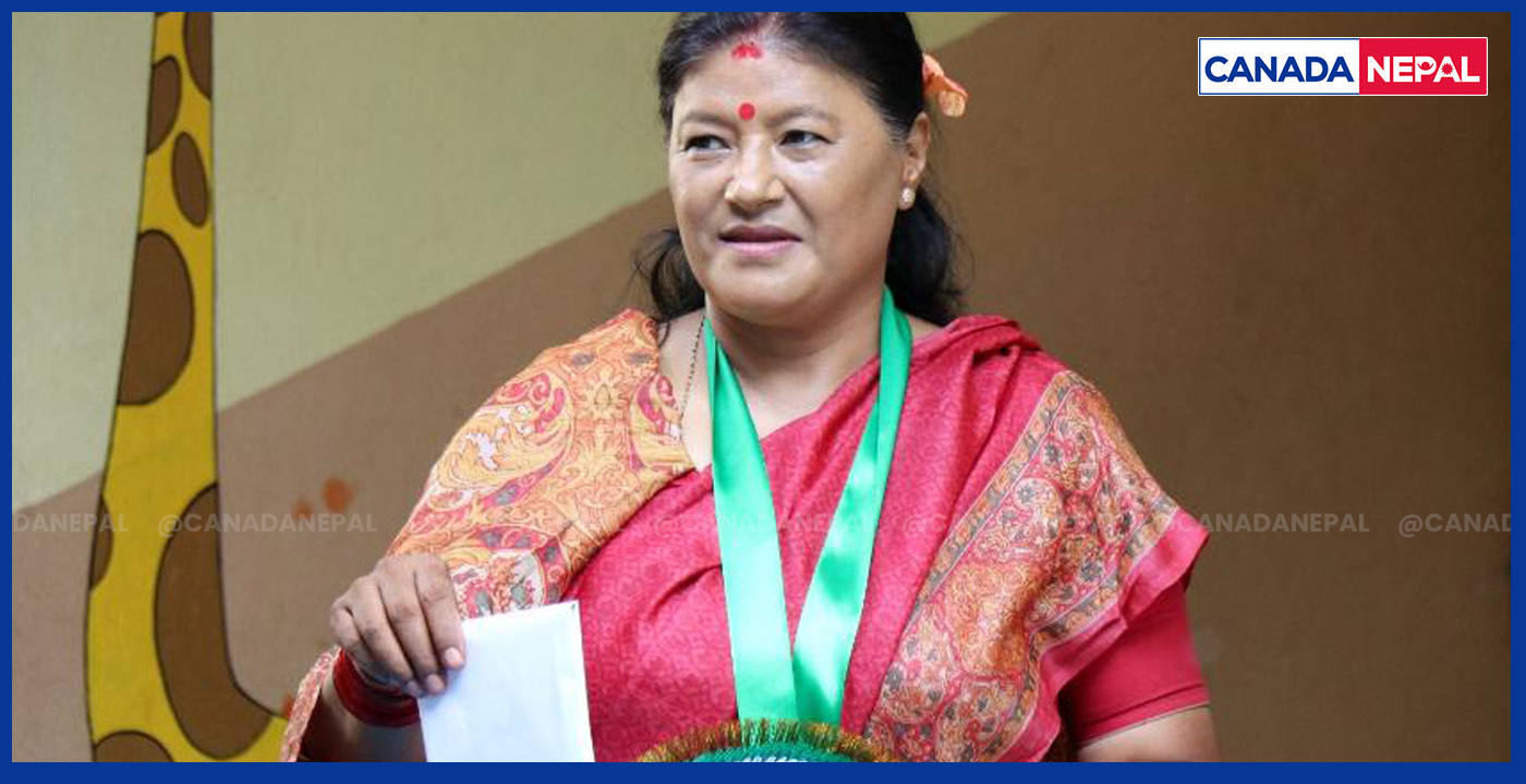 कांग्रेसकी काठमाडौँ महानगरकी मेयर उम्मेदवार सिर्जना सिंहले हालिन् मत
