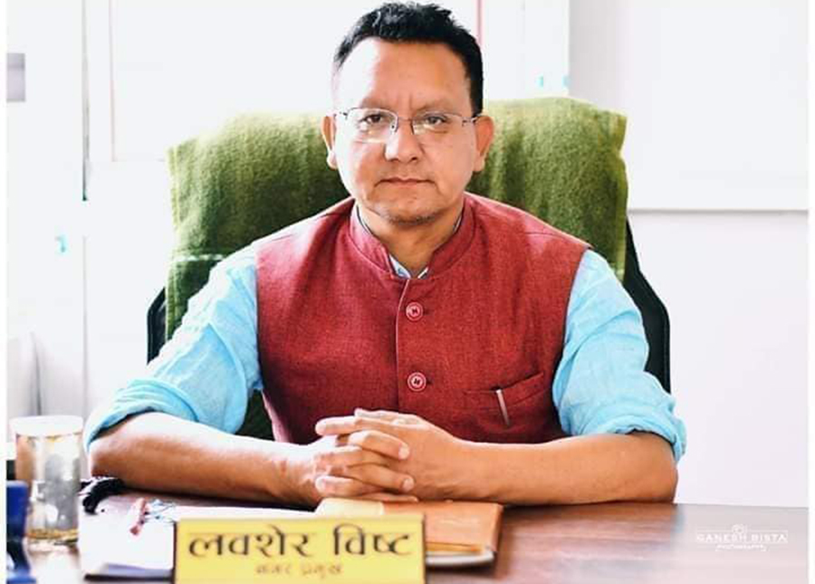 थाहा नगरपालिकाका प्रमुख विष्टले दिए राजीनामा