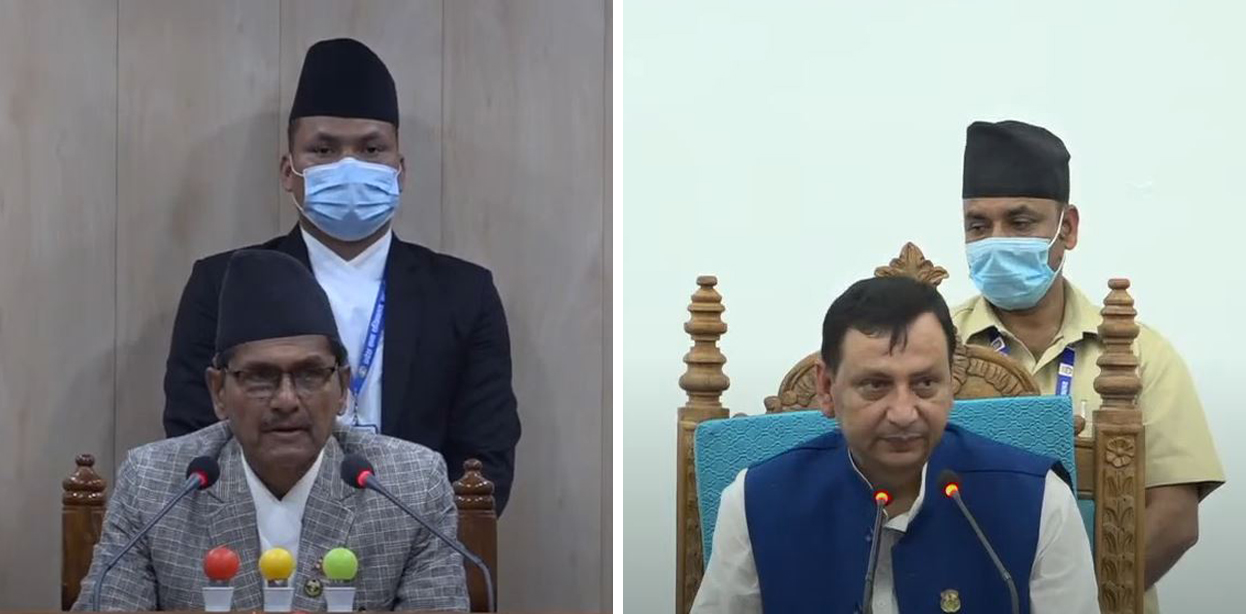 सुदूरपश्चिम र मधेस प्रदेशसभामा नीति तथा कार्यक्रम आज