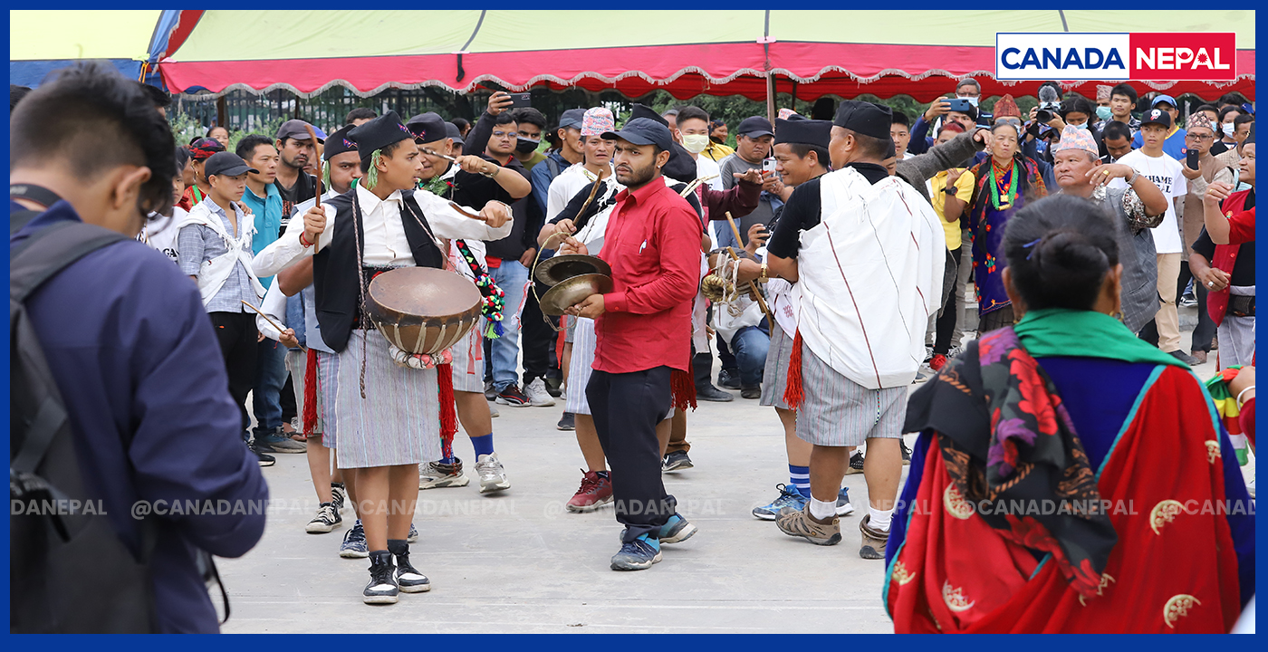 तस्वीरमा मगर जातिको सांस्कृतिक चाड भुमे/भूम्या