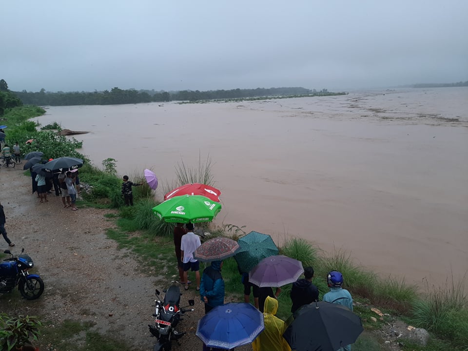 राप्तीमा बढ्यो जल सतह, सतर्कता अपनाउन आग्रह