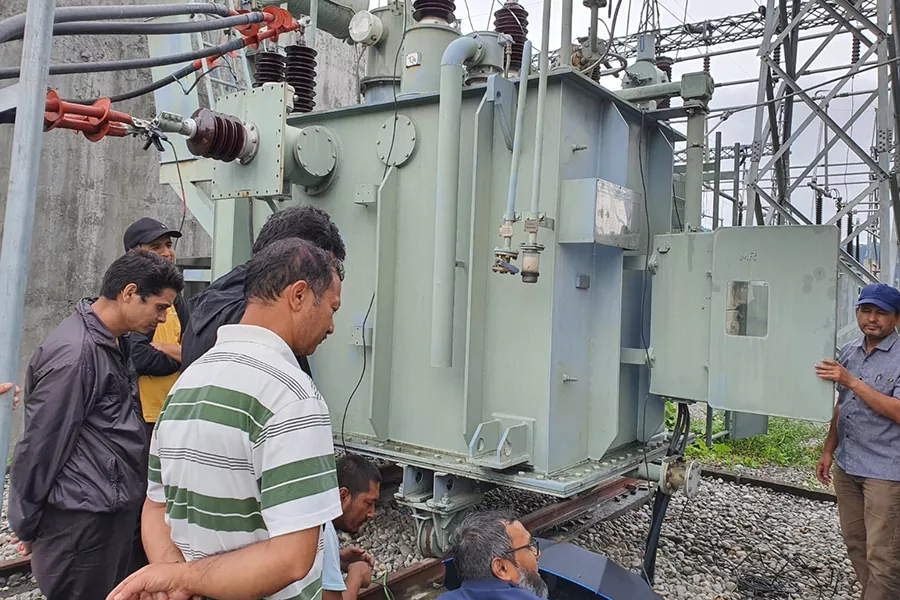 चपली सबस्टेसनको ट्रान्सफर्मरमा समस्या हुँदा बूढानीलकण्ठ क्षेत्रको विद्युत् आपूर्ति बन्द