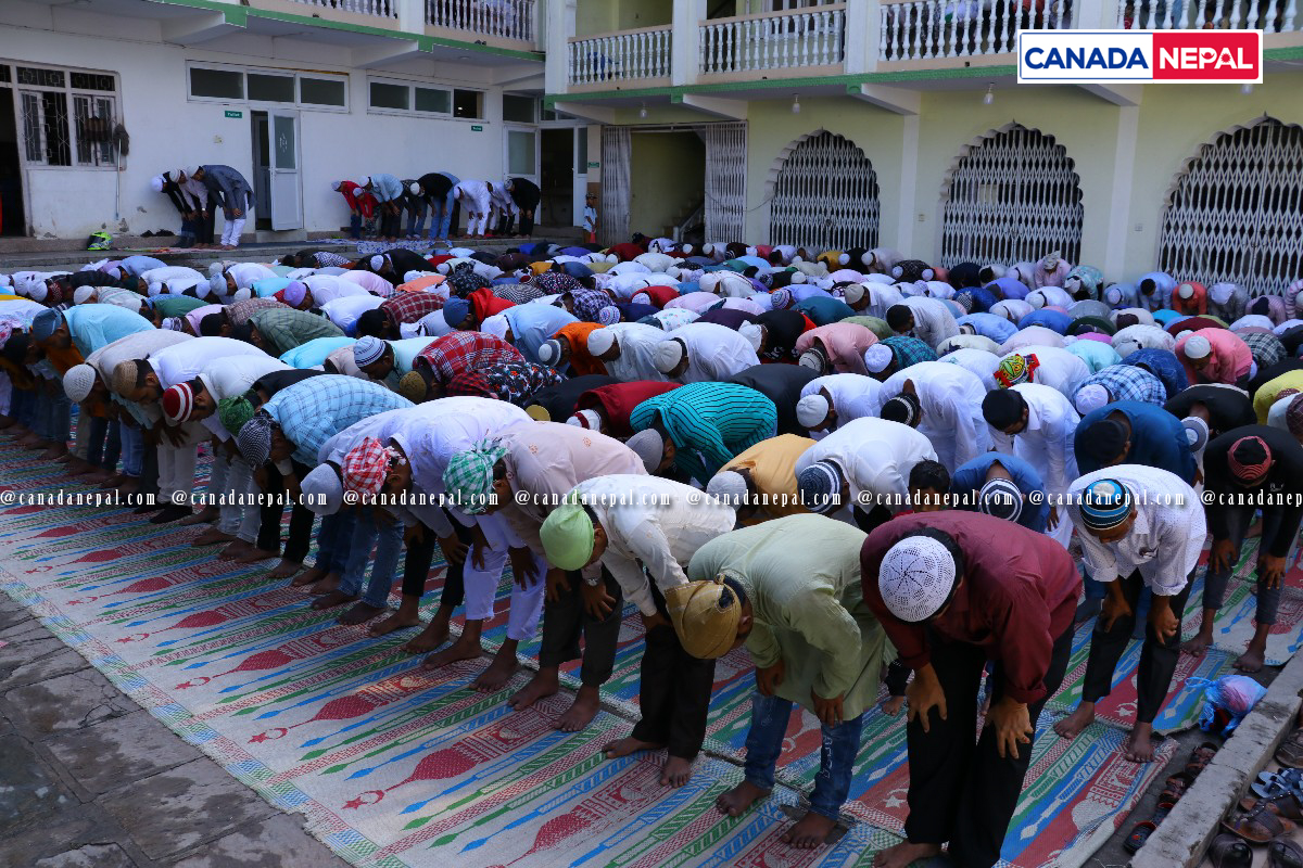 काश्मीरी मस्जिदमा बकर ईद (तस्वीरहरू)