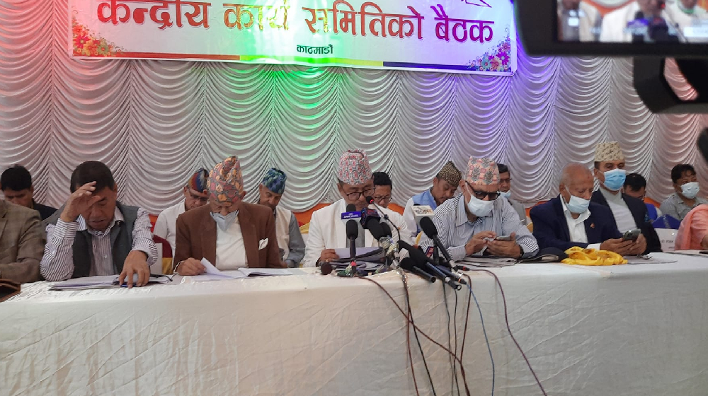 यस्ता छन् राप्रपा केन्द्रीय कार्यसमिति बैठकले गरेका निर्णय (सूची)