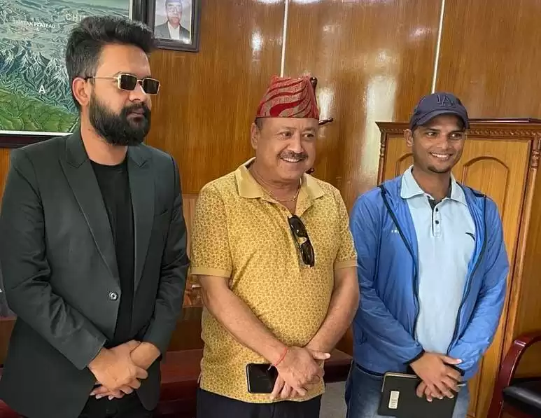 बालेन शाहले भेटे धनगढी उपमहानगरपालिकाका मेयर गोपाल हामाललाई