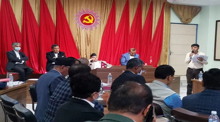 नेकपा एमालेको सचिवालय बैठक बस्दै