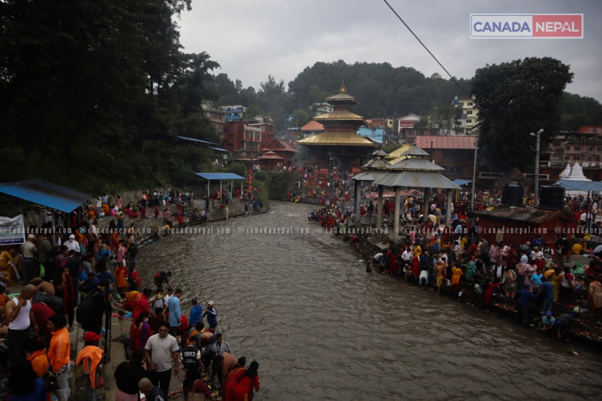 पितृ सम्झन गोकर्णमा भक्तजनको घुँइचो (तस्वीरहरु)