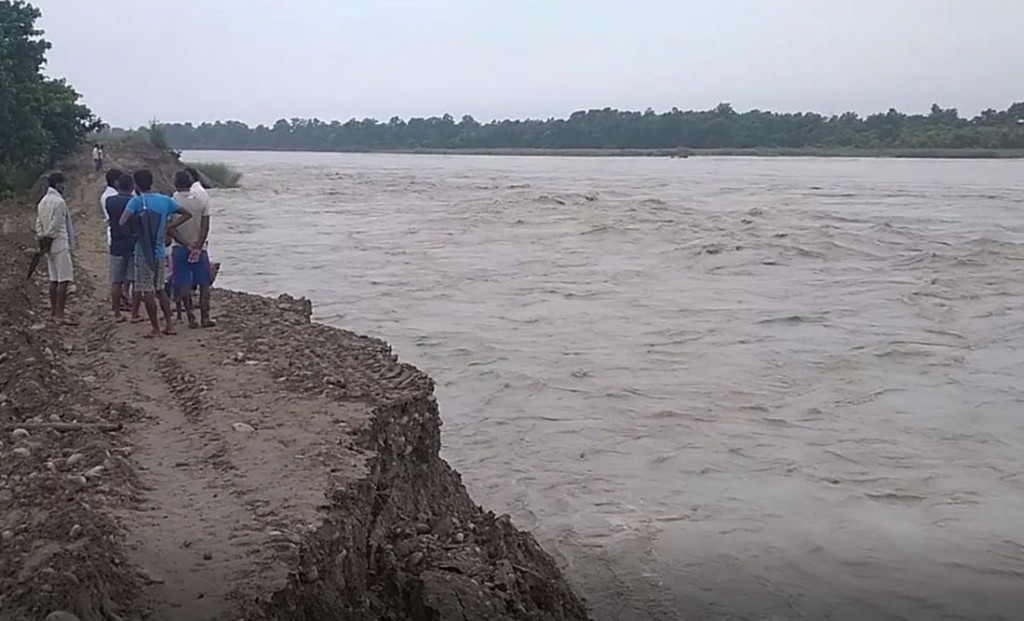 बस्ती जोगाउन मछेली नदीको धार परिवर्तन