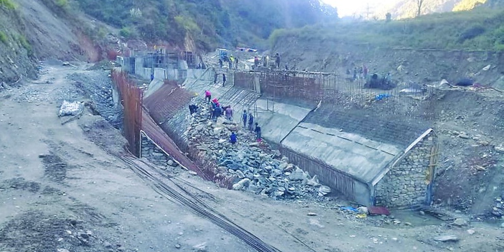 रुकुमगाड विद्युत् आयोजनाको अधिकांश काम सम्पन्न