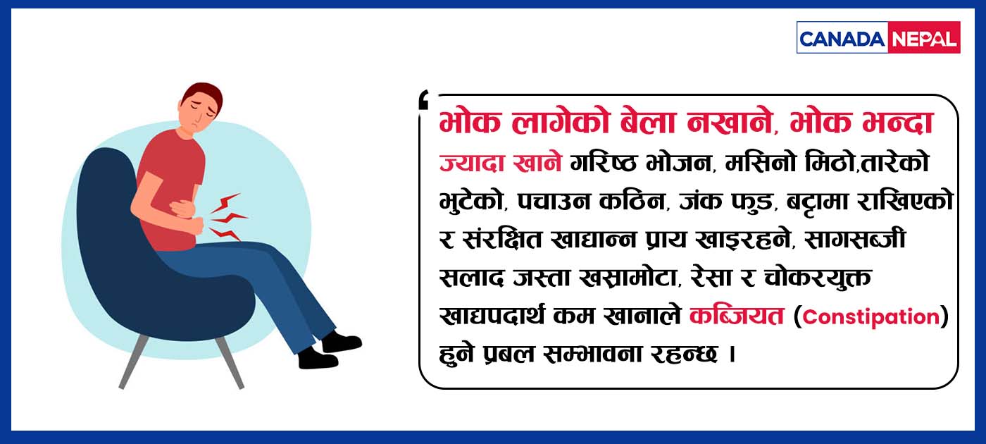 कब्जियतलाई सधैँका लागि जित्ने तरिका