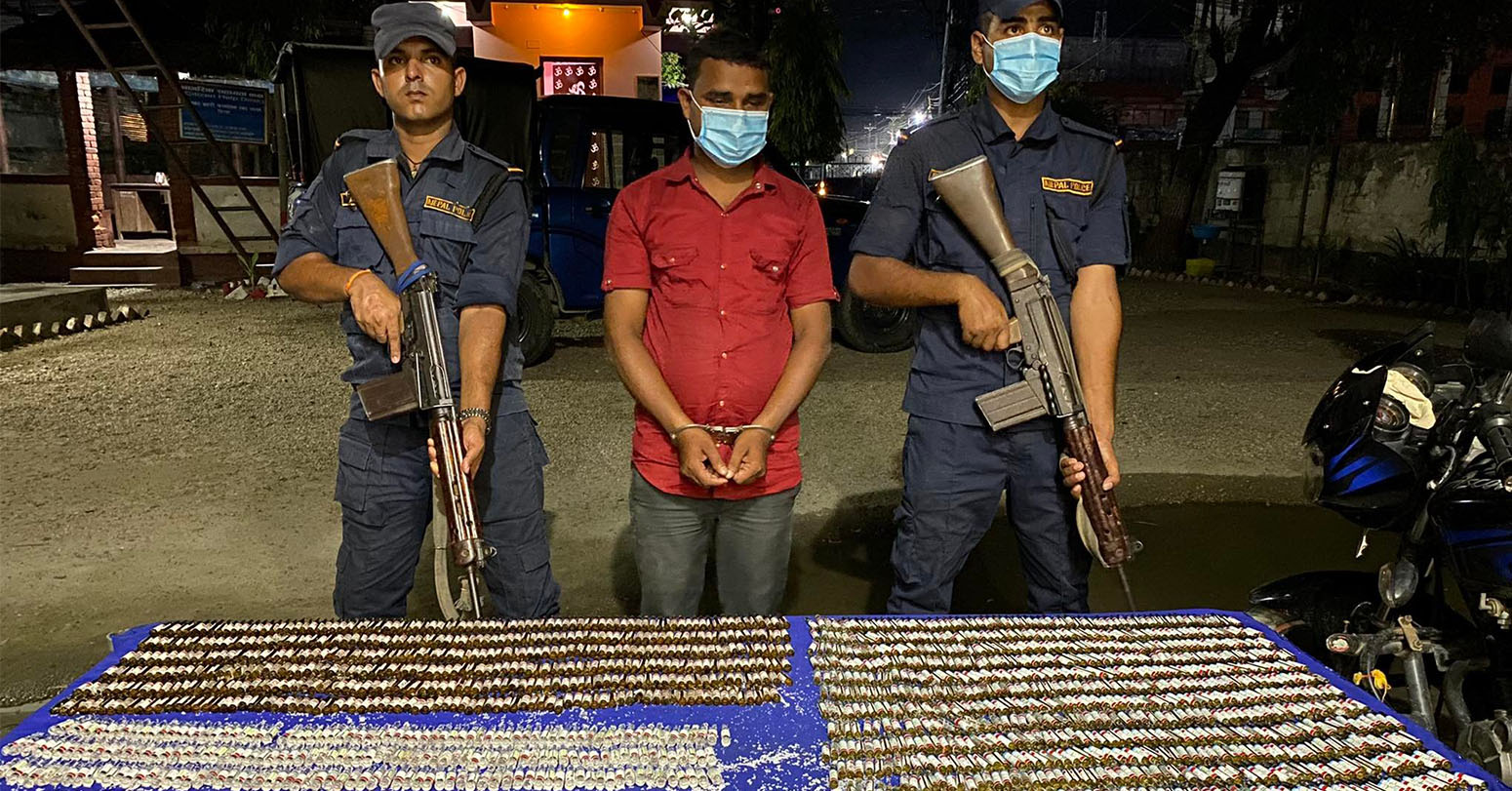 ठूलो परिमाणको लागुऔषधसहित युवक पक्राउ