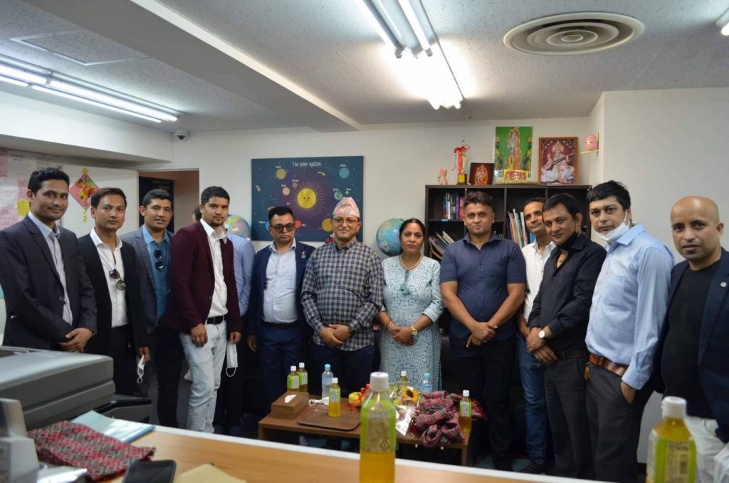 राष्ट्रियसभाका अध्यक्ष तिमिल्सिनाद्वारा टोकियोस्थित हिमालयन इन्टरनेशनल एकेडेमीको अवलोकन