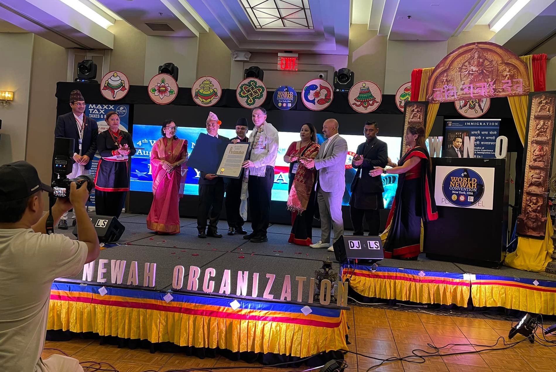 विश्वभरका नेवार समुदायको छाता संगठन ‘डब्लुएनओ’ को अध्यक्षमा संयुक्त श्रेष्ठ
