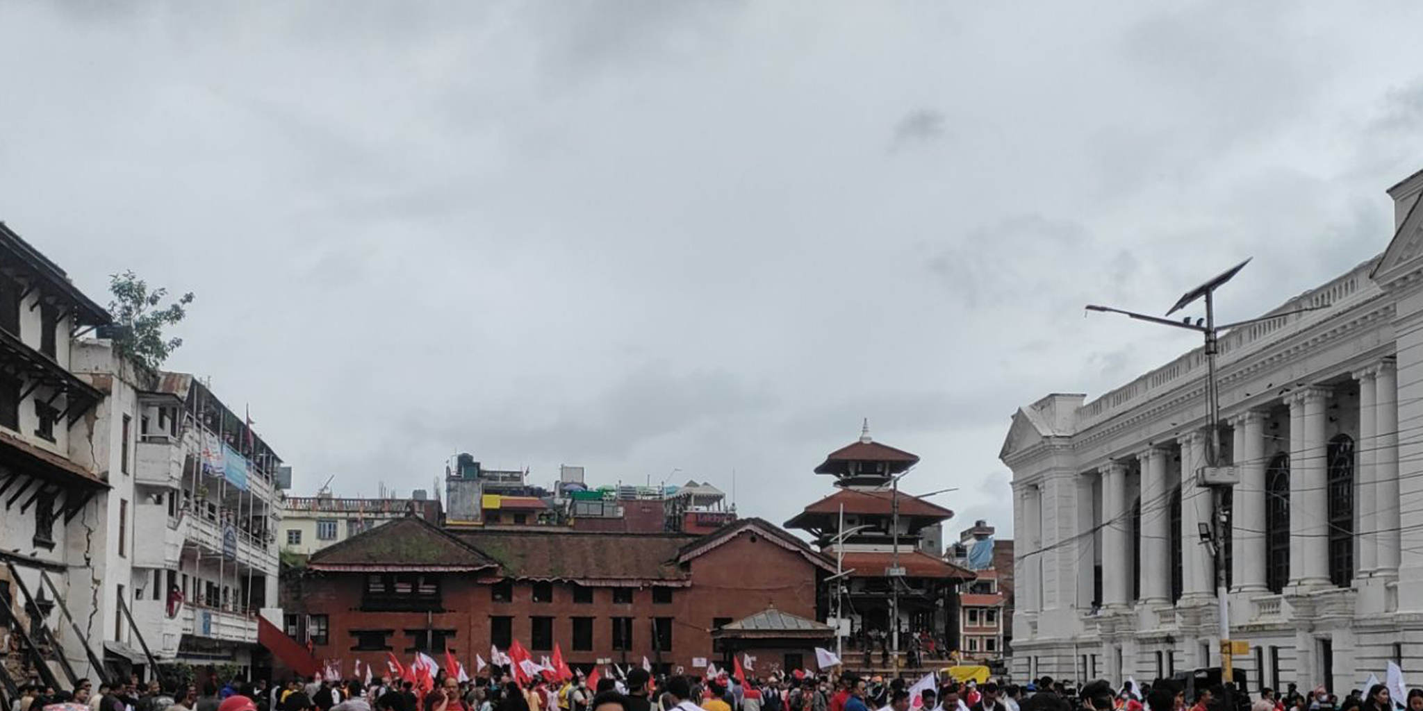 एमालेको जनप्रदर्शन सुरु