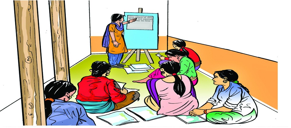 ३२ आमा साक्षर बन्ने दौडमा