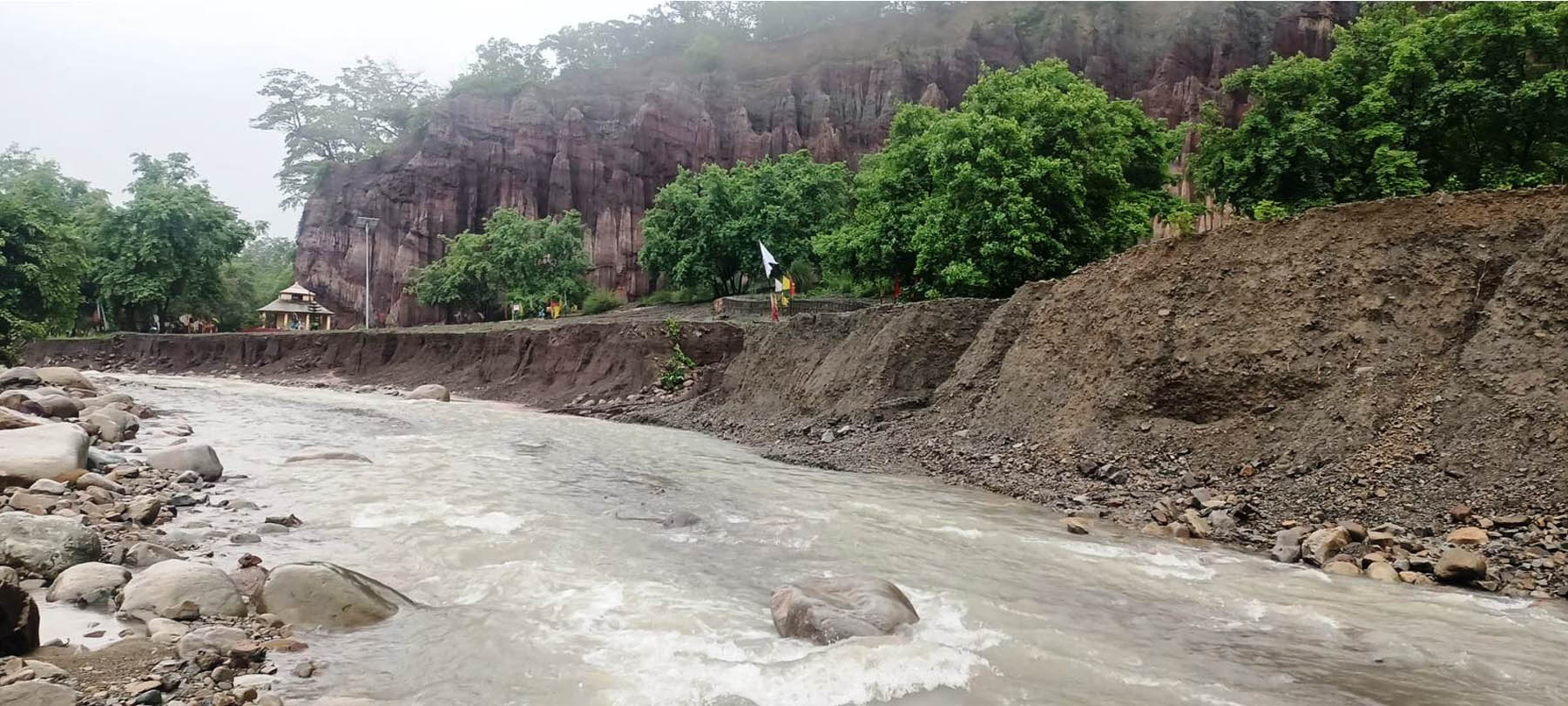 शिव लिङ्गेश्वर धाम कटानको जोखिममा