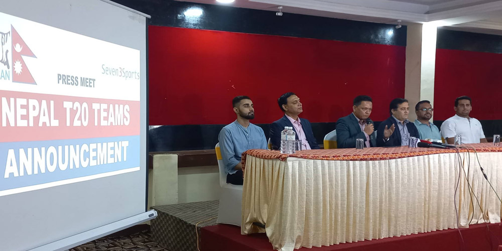 नेपाल टी–२० क्रिकेट लिगको दुई टोली घोषणा