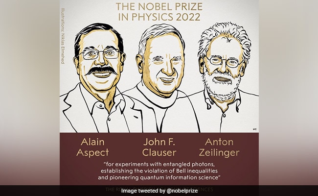 तीन वैज्ञानिकलाई भौतिकशास्त्र तर्फको नोबेल पुरस्कार