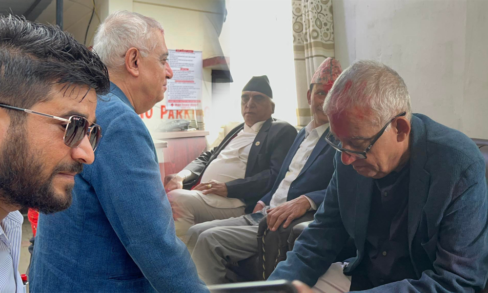 शशांक कोइरालाले गरे उम्मेदवारी दर्ता