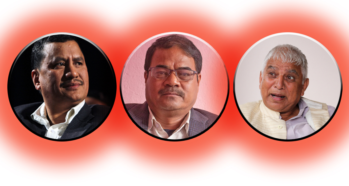 विप्लव, आहुती र ऋषि कट्टेलले चुनाव बहिष्कार गर्ने