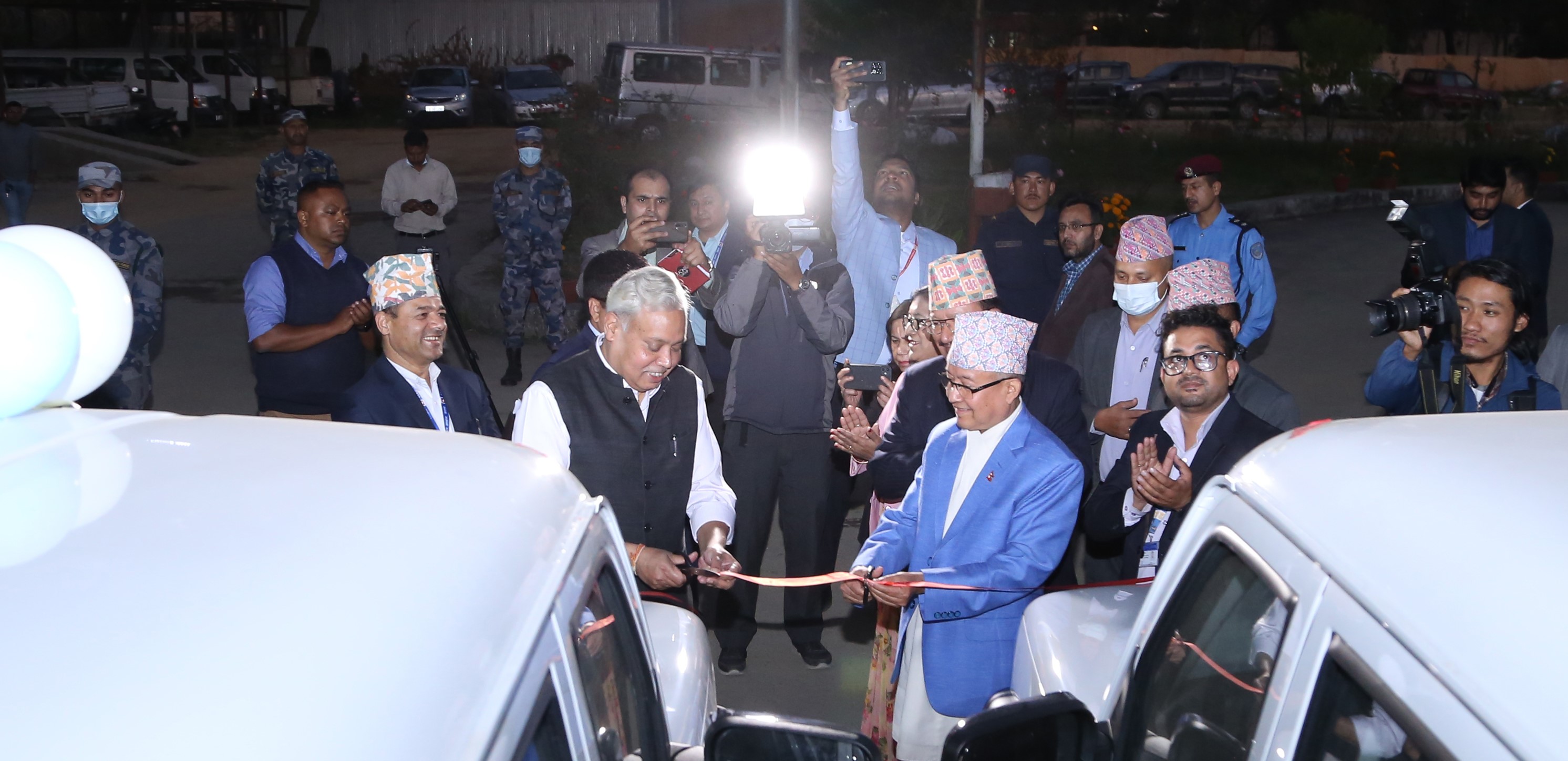 निर्वाचन आयोगलाई भारत सरकारले दियो ८० वटा गाडी
