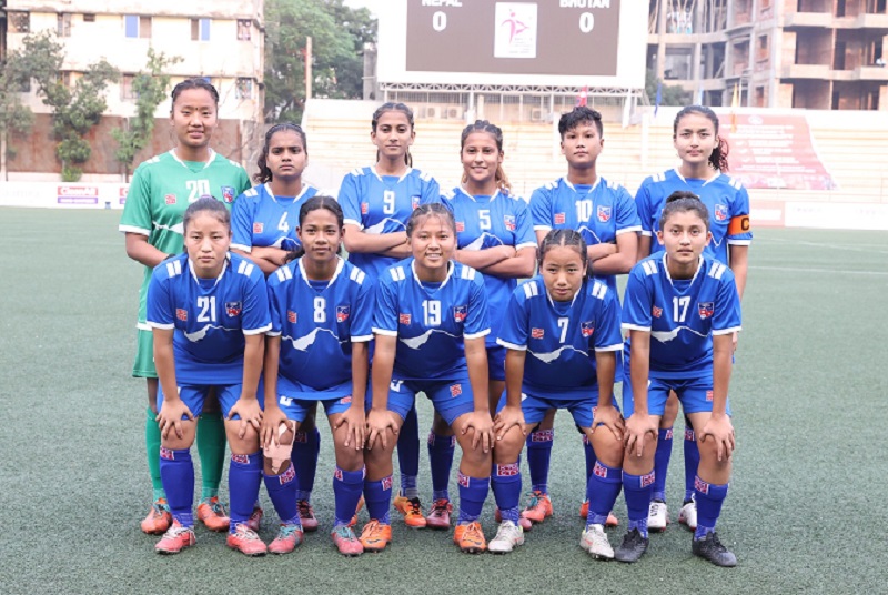 साफ महिला च्याम्पियनसिपको उपाधिका लागि नेपाल र बङ्लादेश खेल्दै
