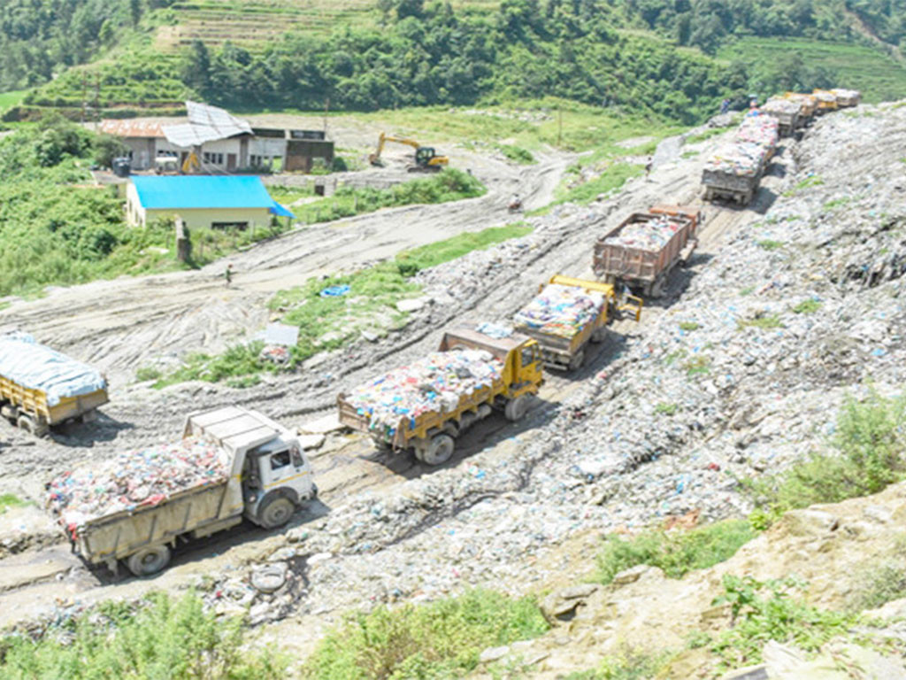 बञ्चरेडाँडामा जैविक मल प्रशोधन केन्द्र निर्माण गर्दै काठमाडौँ महानगर