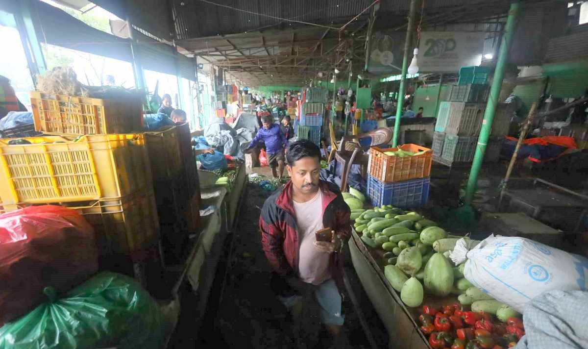 डुबानमा पर्‍यो बल्खुको तरकारी बजार