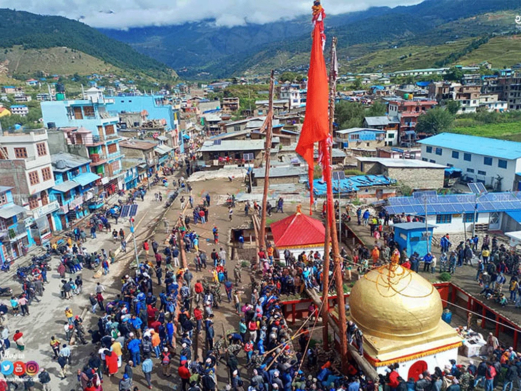 चन्दननाथ र भैरवनाथ मन्दिरको लिंगो फेरियो