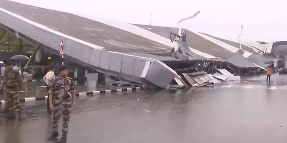  दिल्ली एयरपोर्टको छत भत्किँदा एकको मृत्यु, ६ जना घाइते