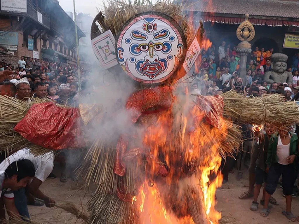 श्रावण कृष्ण चतुर्दशी : घण्टाकर्ण अर्थात् गठामङ्गल पर्व मनाइँदै