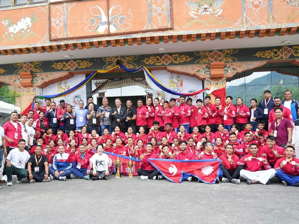 नेपाल दक्षिण एसियाली करातेमा ६२ पदकसहित टिम च्याम्पियन